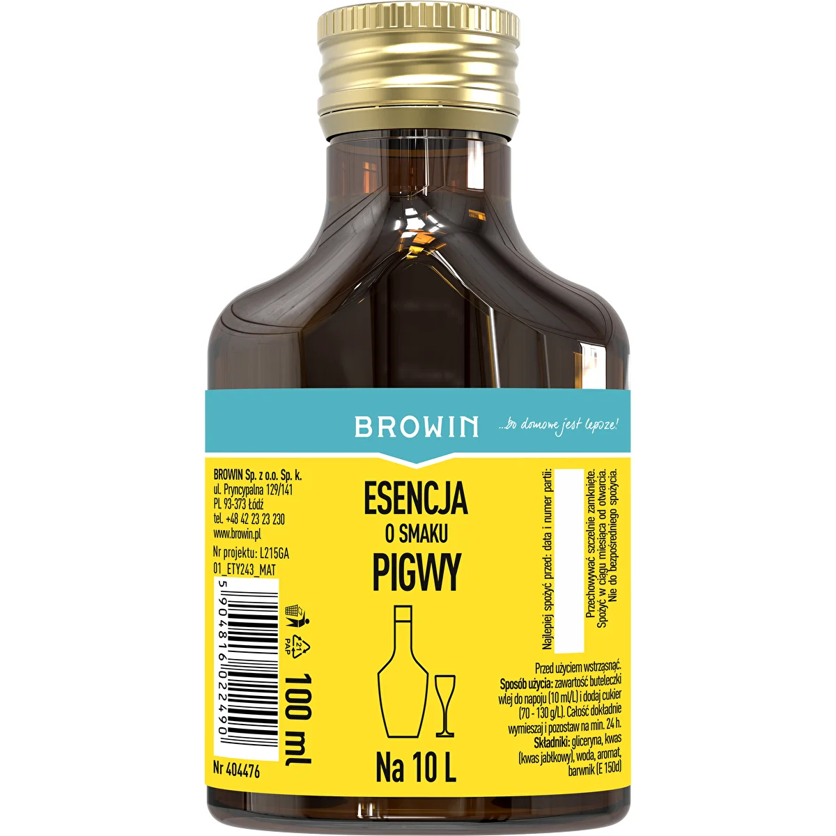 Esencia s príchuťou duly na 10 l – 100 ml