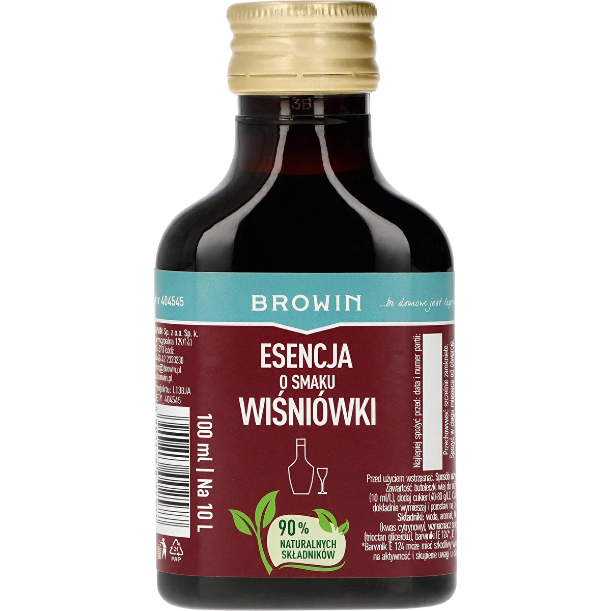Esencia s príchuťou čerešňovky na 10 L - 100 ml