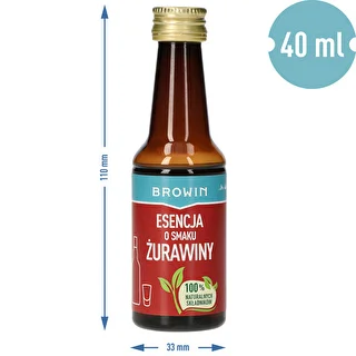 Esencia s príchuťou brusnice na 4 L - 40 ml – photo 8