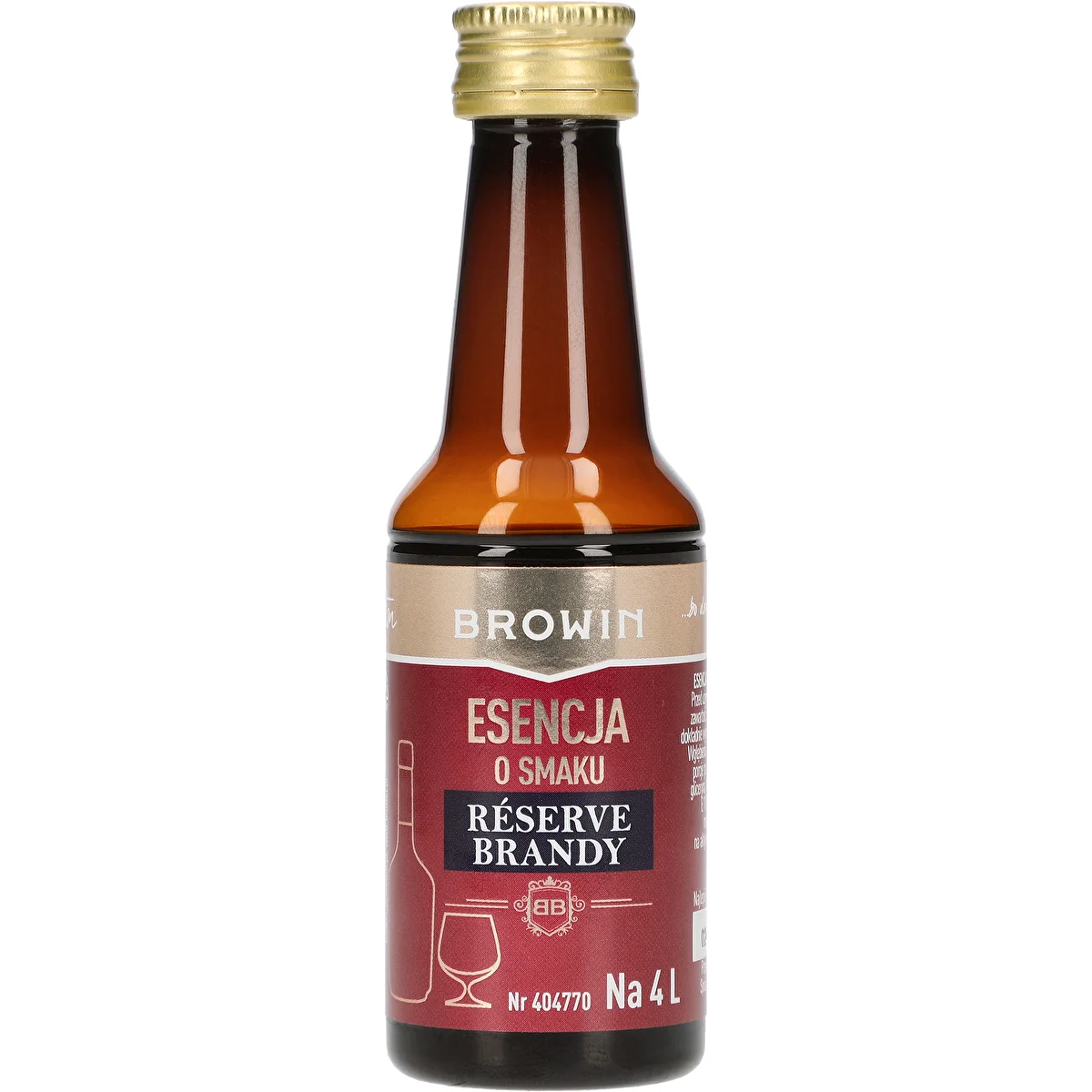 Esencia s príchuťou Reserve Brandy, 40 ml, na 4 l