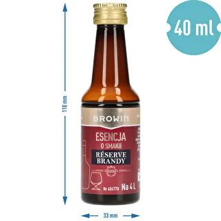 Esencia s príchuťou Reserve Brandy, 40 ml, na 4 l – photo 7