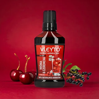 VLEYTO Čerešňa & Čremcha – chuťová esencia s prírodnými arómami, 250 ml – photo 4