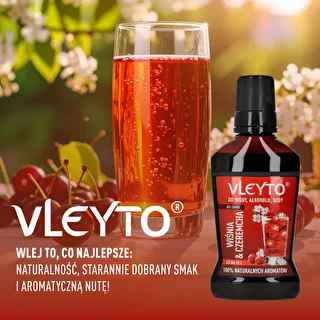 VLEYTO Čerešňa & Čremcha – chuťová esencia s prírodnými arómami, 250 ml – photo 6