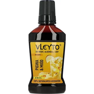VLEYTO Dulovec & Med – chuťová esencia s prírodnými arómami, 250 ml – photo 1