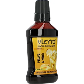 VLEYTO Dulovec & Med – chuťová esencia s prírodnými arómami, 250 ml – photo 3