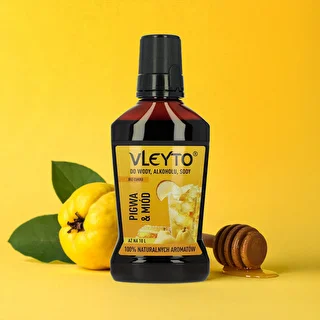 VLEYTO Dulovec & Med – chuťová esencia s prírodnými arómami, 250 ml – photo 4