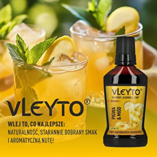 VLEYTO Dulovec & Med – chuťová esencia s prírodnými arómami, 250 ml – photo 6