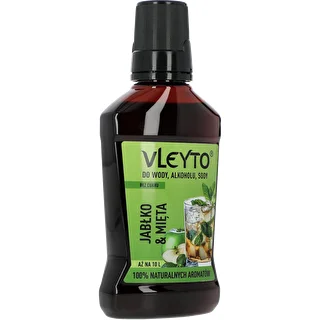 VLEYTO Mäta & Jablko – chuťová esencia s prírodnými arómami, 250 ml – photo 3