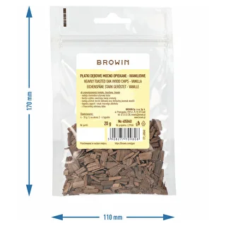 Vanilkové dubové vločky, silne opekané, 20g – photo 7