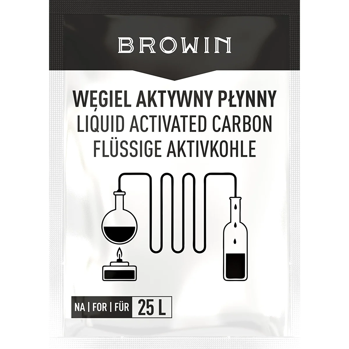 Tekuté aktívne uhlie na 25 L, 140 g