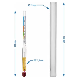 Alkoholometer s teplomerom – photo 3