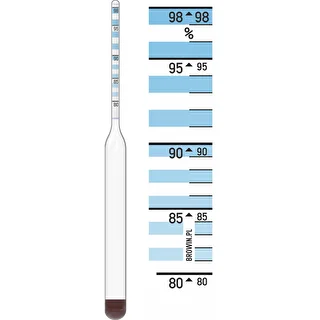 Presný sklenený alkoholometer – photo 4