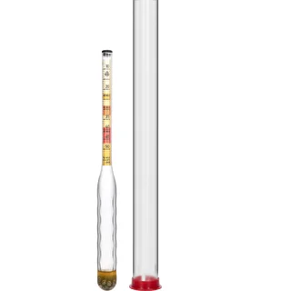 Nerozbitný medomer s skúmavkou, rozsah merania 10-50°Blg – photo 1
