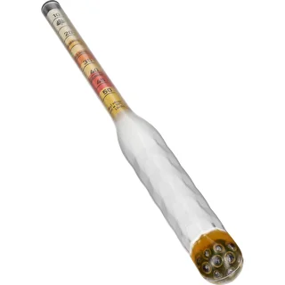 Nerozbitný cukromer na medovinu s odmernou skúmavkou, merací rozsah 10-50°Blg – photo 2