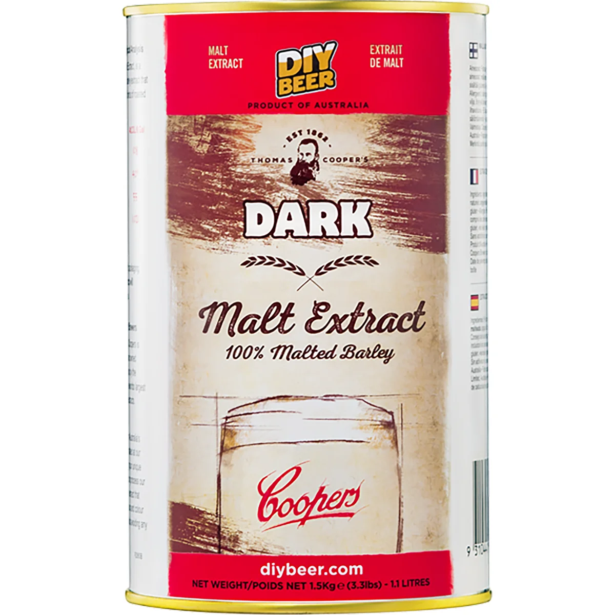 Tmavý sladový extrakt Coopers Dark