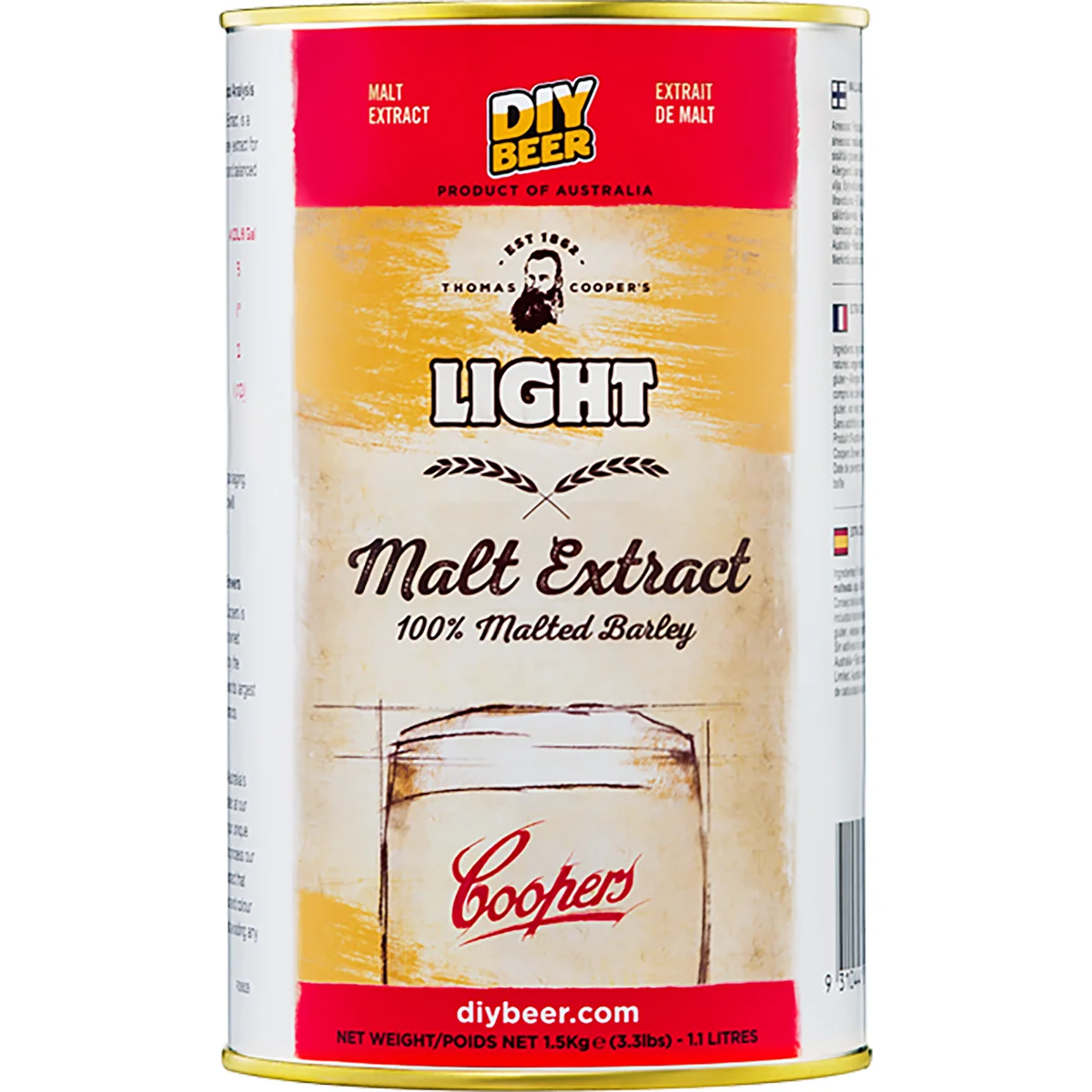 Svetlý sladový extrakt Coopers Light