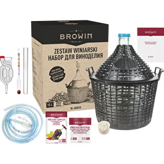 Vinárska súprava 15 L so skleneným balónom – photo 1