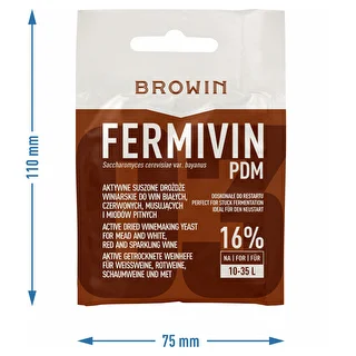 Vínne kvasnice Fermivin PDM, 7 g – photo 3