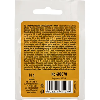 Vínne kvasnice Enovini® HONEY, 10 g – photo 2