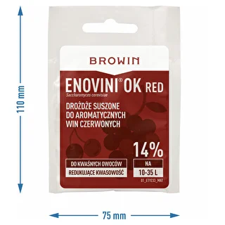 Enovini® OK RED - vinárske kvasnice znižujúce kyslosť 7 g – photo 4