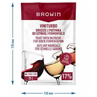 ViniTurbo - kvasnice na rýchlu fermentáciu, 20 g – photo 3