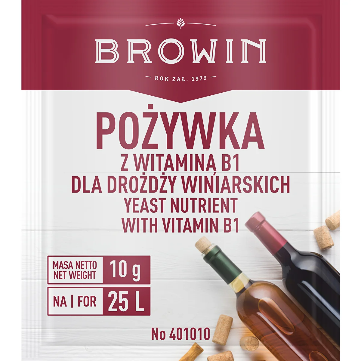 Živná soľ na víno s vitamínom B1, 10g