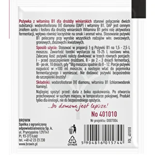 Živná soľ na víno s vitamínom B1, 10g – photo 2