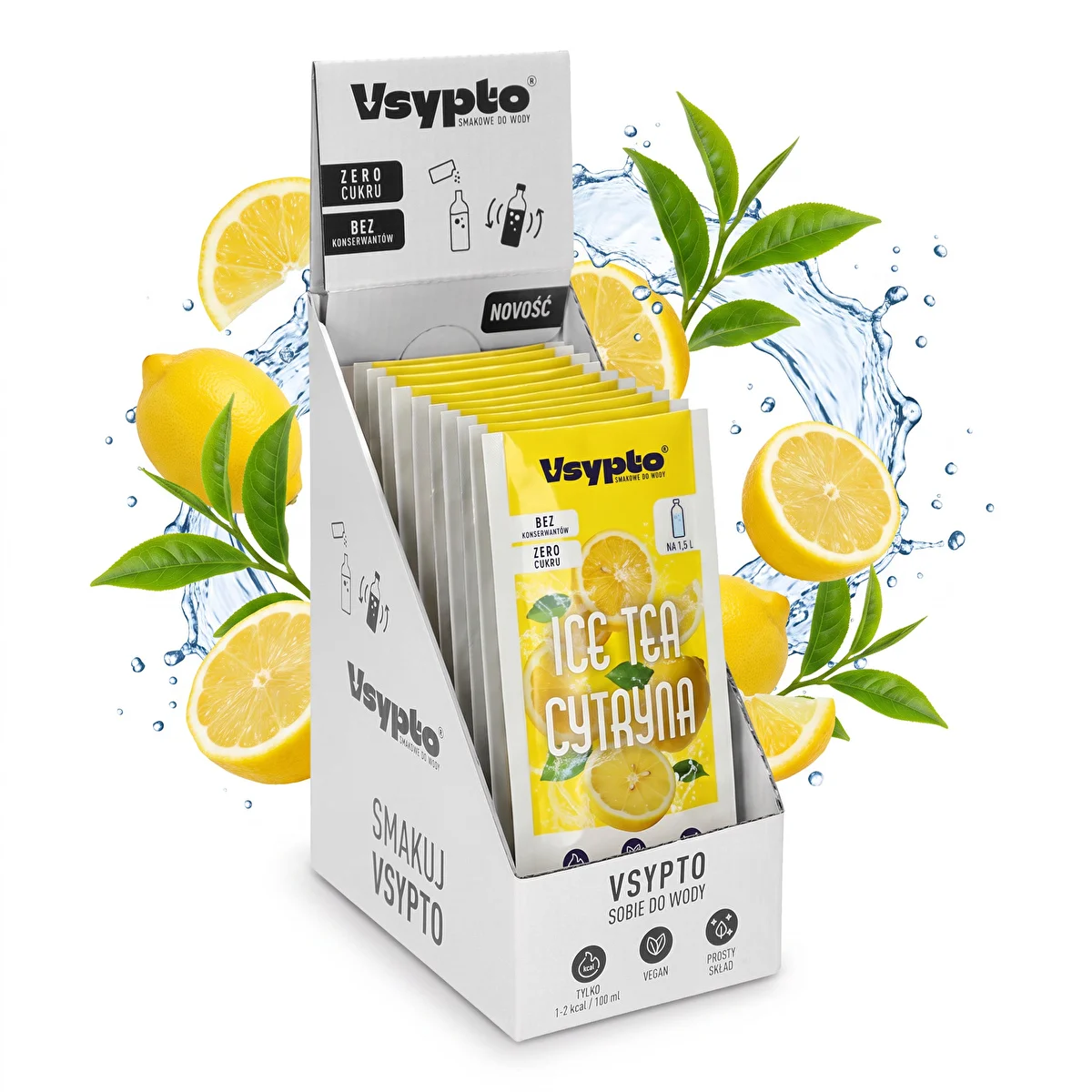 Vsypto Ice Tea Citrón - balenie 15x9 g