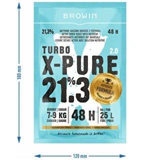 Kvasinky Turbo X-Pure 21,3% 48h, 25 L – photo 5