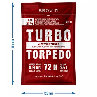 Liehovarnícke kvasnice Turbo Torpedo 72h 21% - 120 g – photo 5