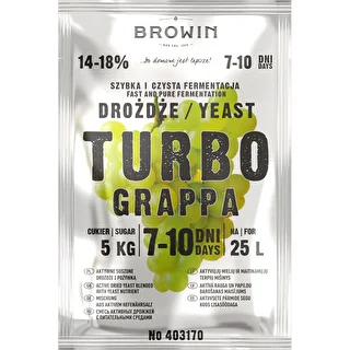 Kvasnice na destiláciu Turbo Grappa 7-10 dní – photo 2
