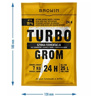 Kvasnice na destiláty Turbo Grom 24h – photo 4