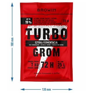 Liehovarské kvasinky Turbo Grom 72 h – photo 4