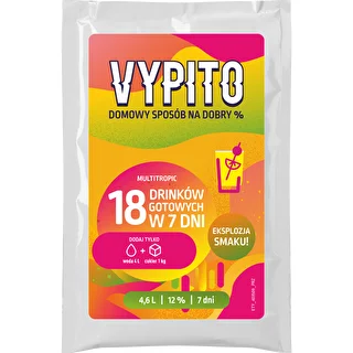 VYPITO 12 %, vrecúško na 18 drinkov – Multitropic, 126 g – photo 1