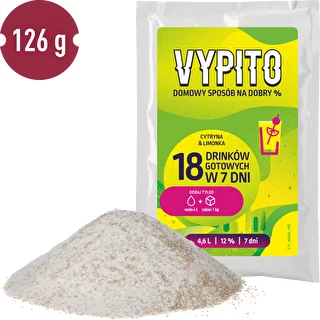 VYPITO 12%, sáčok na 18 drinkov - Citrón & limetka, 126 g – photo 3