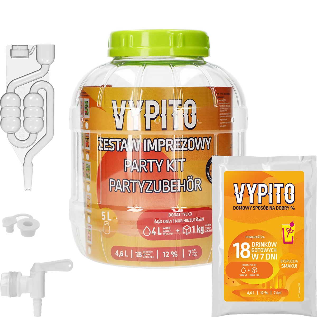 Párty set - Vypito Pomaranč