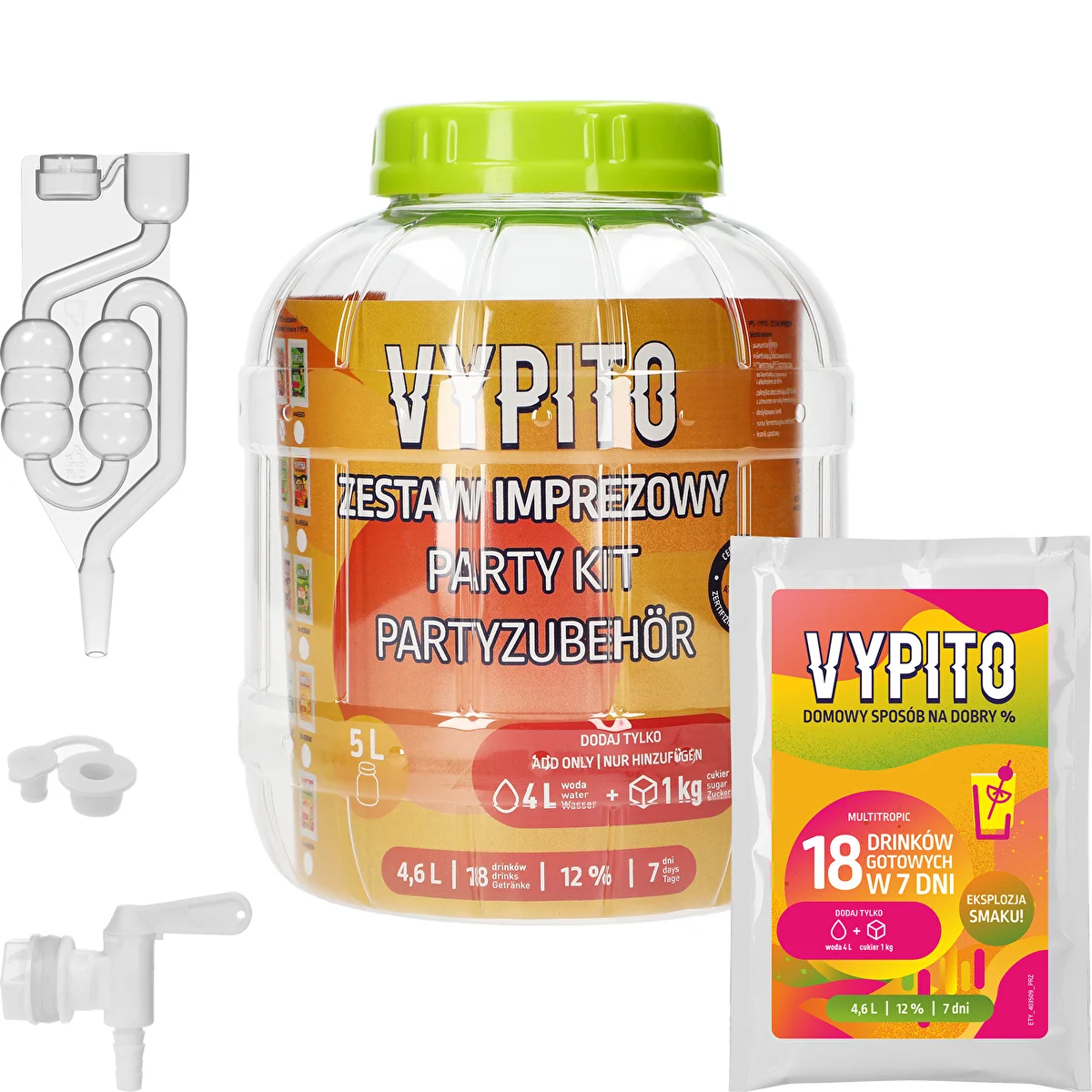 Párty sada - Vypito Multitropic