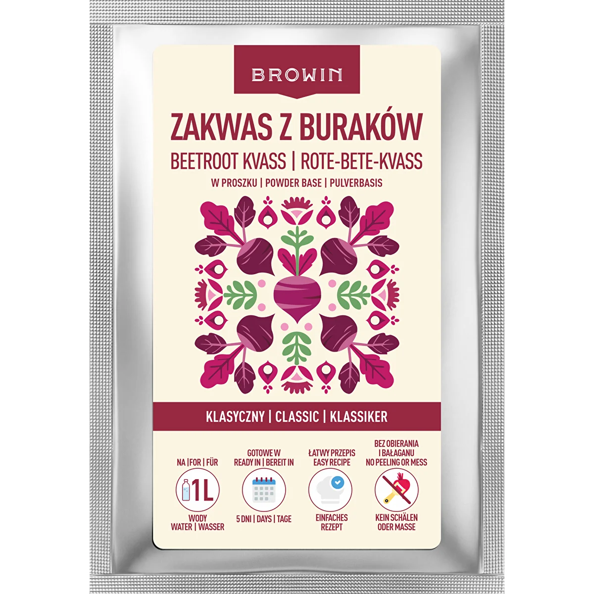 Kvások z cvikly v prášku, klasická príchuť, 36 g