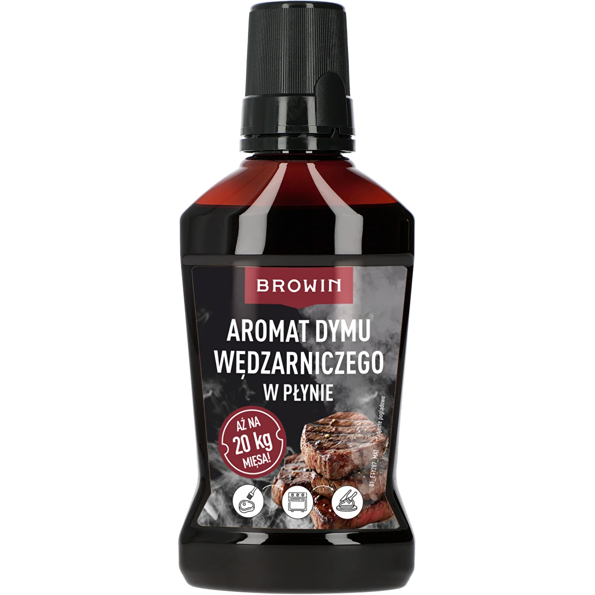 Tekutá aróma údeného dymu, na 20 kg, 250 ml