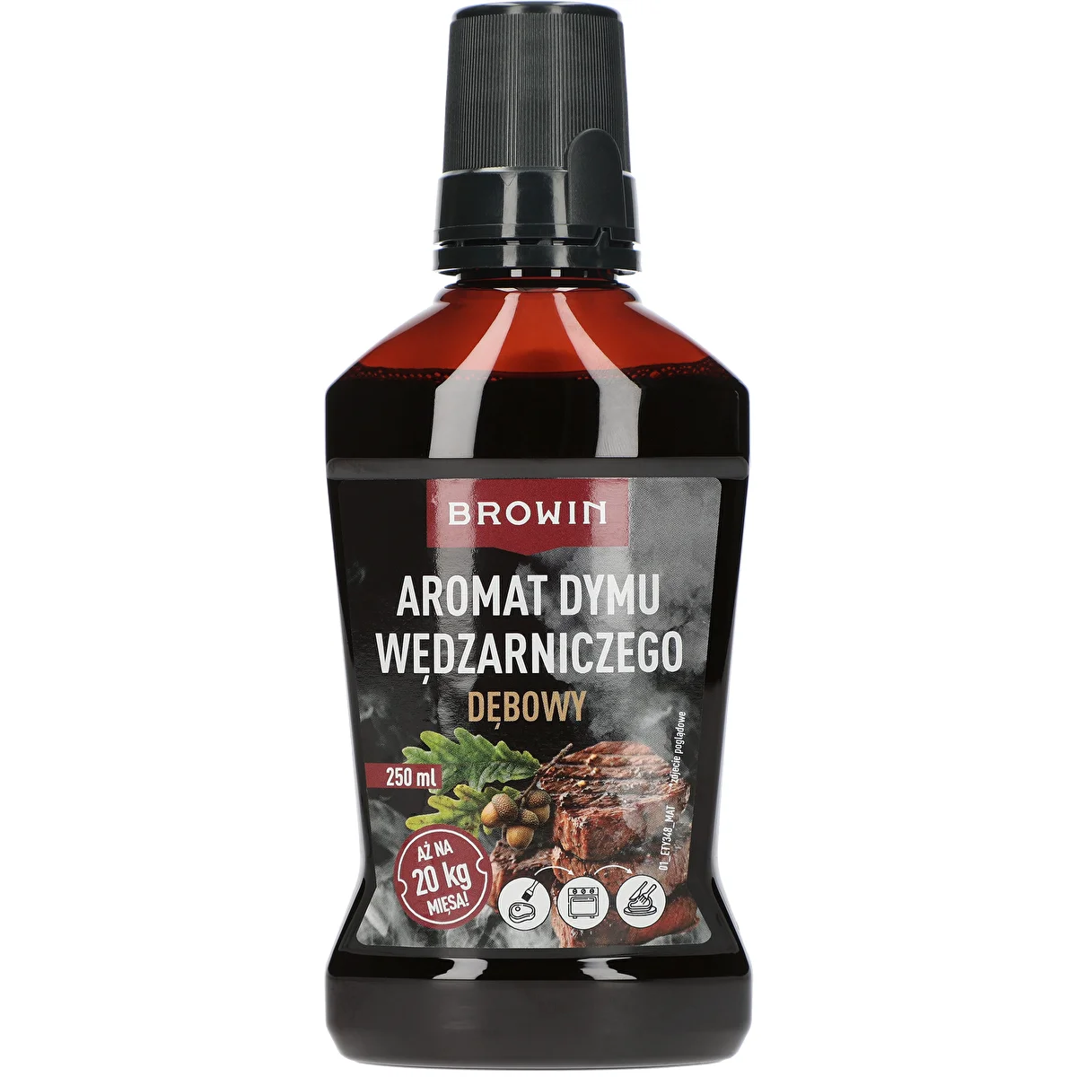 Tekutý údený dym – dubový, 250 ml