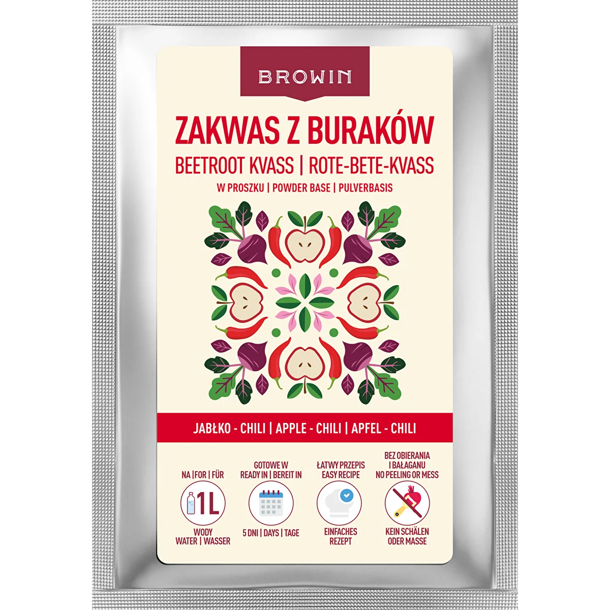 Cviklový kvások v prášku jablko – čili, 36 g