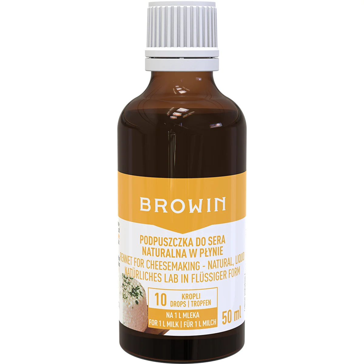 Prírodné syridlo na syr v tekutine 50 ml
