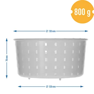 Forma syrárska okrúhla Ø 13 x 7 cm na 800 g – photo 7