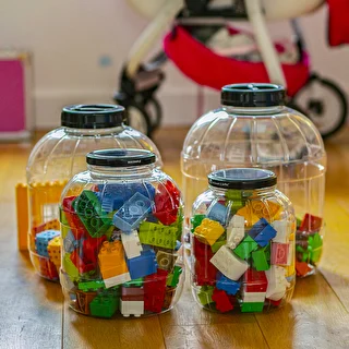 Nerozbitný, viacúčelový pohár s čiernym viečkom, 5L – photo 11