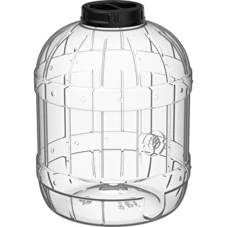 Nerozbitný, viacúčelový pohár s čiernym viečkom, 15L – photo 2