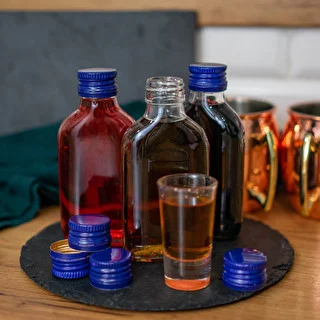 Fľaša na likéry typu ploskačka 100 ml 10 ks – photo 7