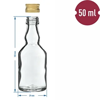 Fľaša Maluch 50 ml s uzáverom - 10 ks – photo 6