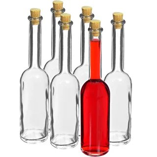 Fľaša na likér 100 ml 6 ks + 6 zátok – photo 2