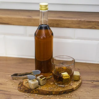 Fľaša 500 ml na vodku rovná s uzávermi - 8 ks. – photo 8