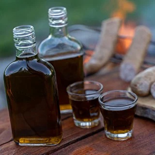 Fľaša na likéry ploskačka so skrutkovacím uzáverom 200 ml 10 ks – photo 8